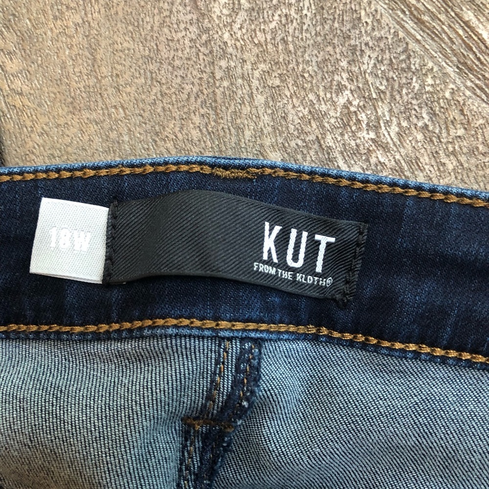 Kut from the Kloth Diana Ankle Skinny Denim Jeans  18W - Picture 6 of 6